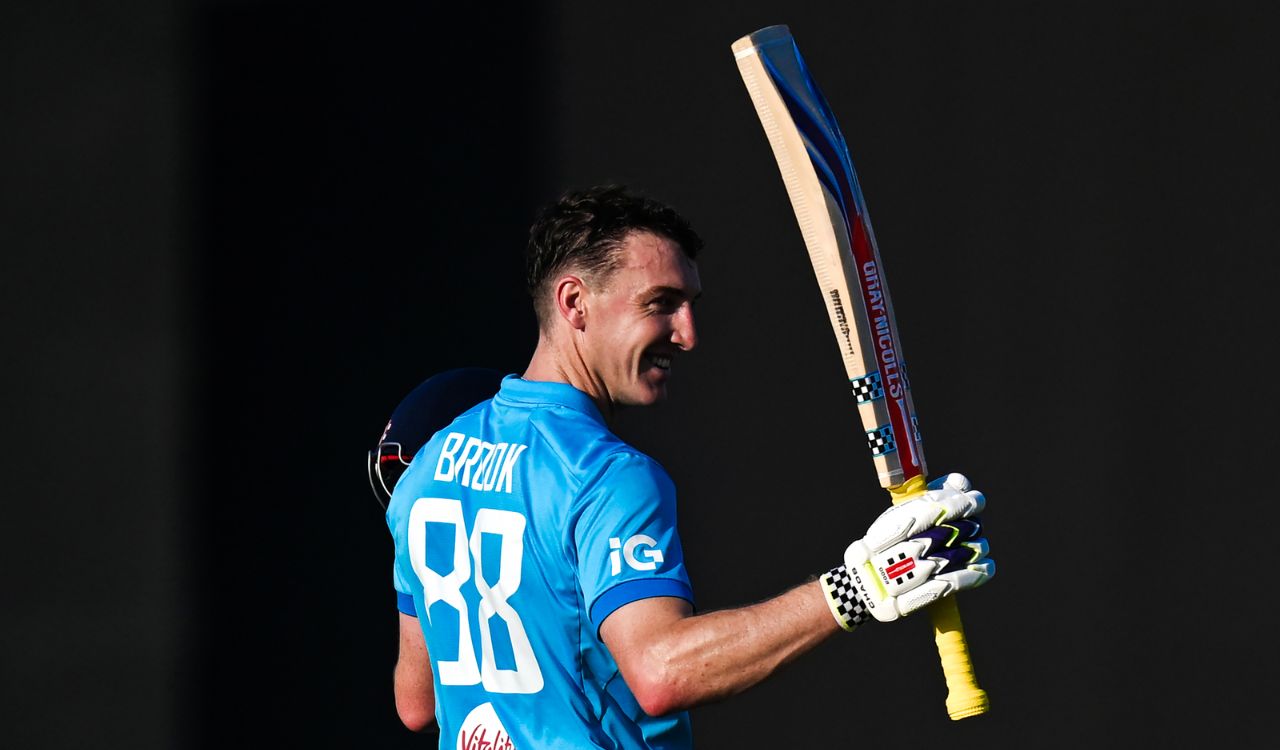 Harry Brook becomes first England batter to score ODI double century