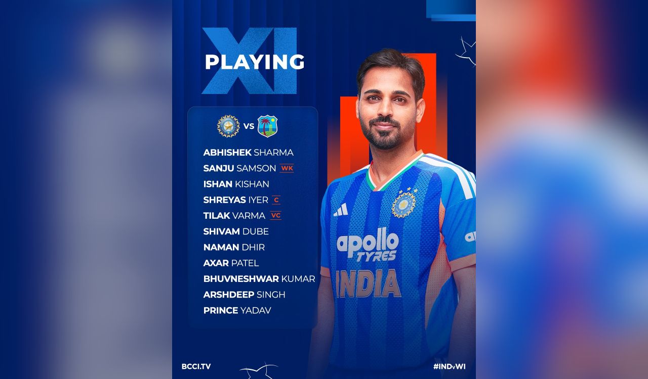 Bengaluru rain delay cuts India-WI series decider to nine overs a side