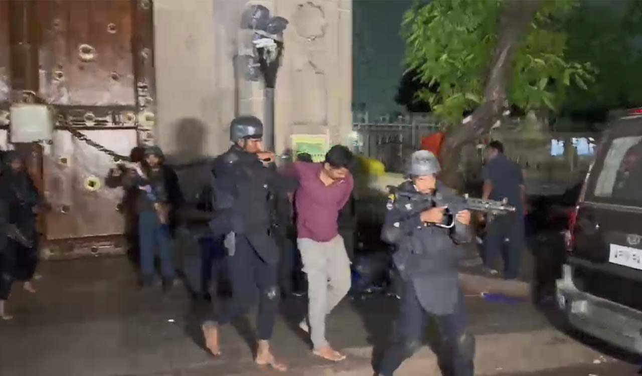 OCTOPUS, other security agencies conduct mock drill at Mecca Masjid in Hyderabad