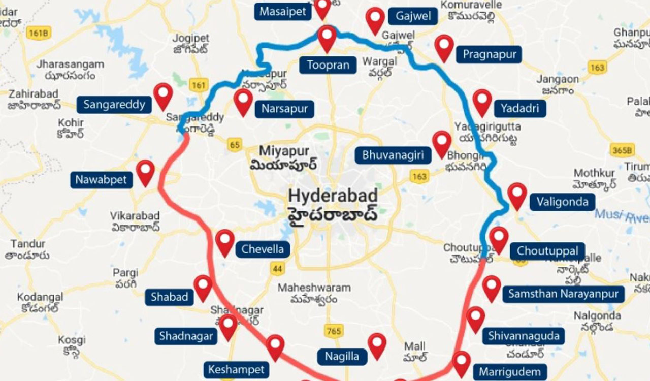 RRR Southern part project handed over to HGCL