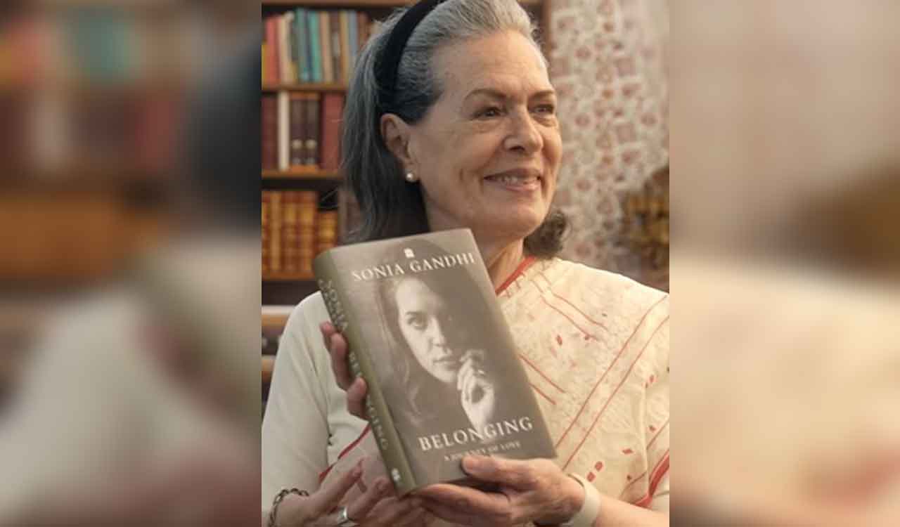 Sonia Gandhi makes Instagram debut, shares first look of her memoir ‘Belonging’