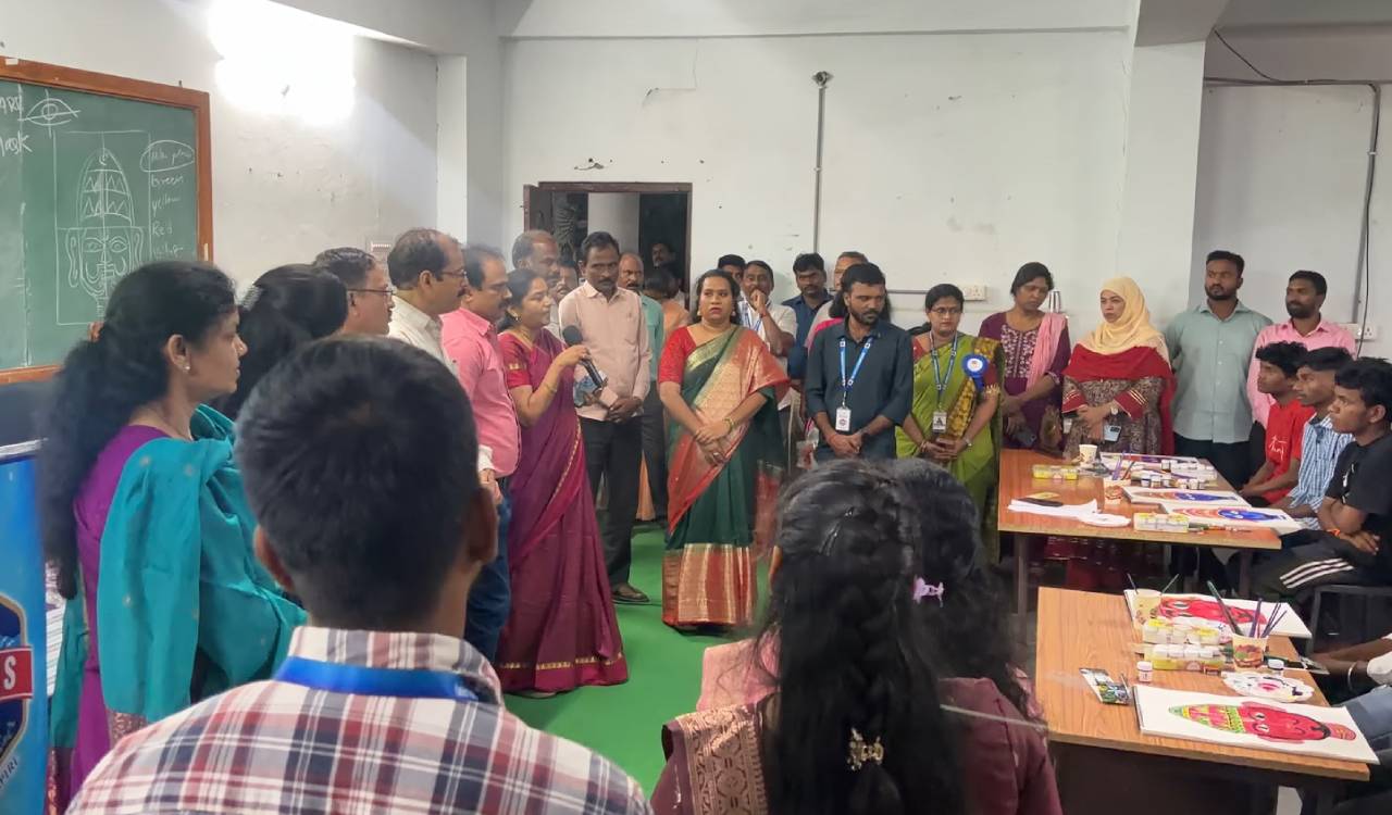 TGWREIS organises four-day tribal painting workshop for students in Sangareddy