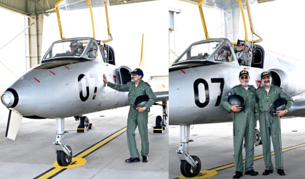 IAF Chief AP Singh completes final sortie with first flying instructor