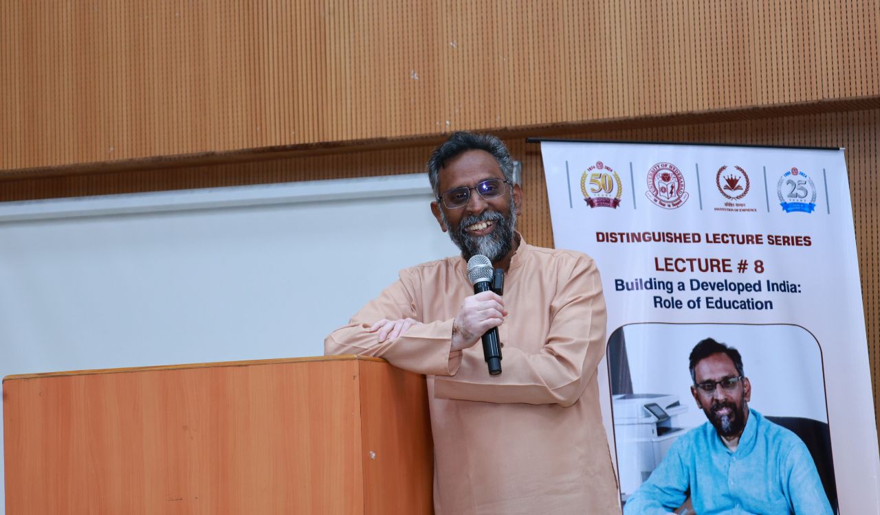 IIT Hyderabad Director B S Murty urges youth to help build a developed India