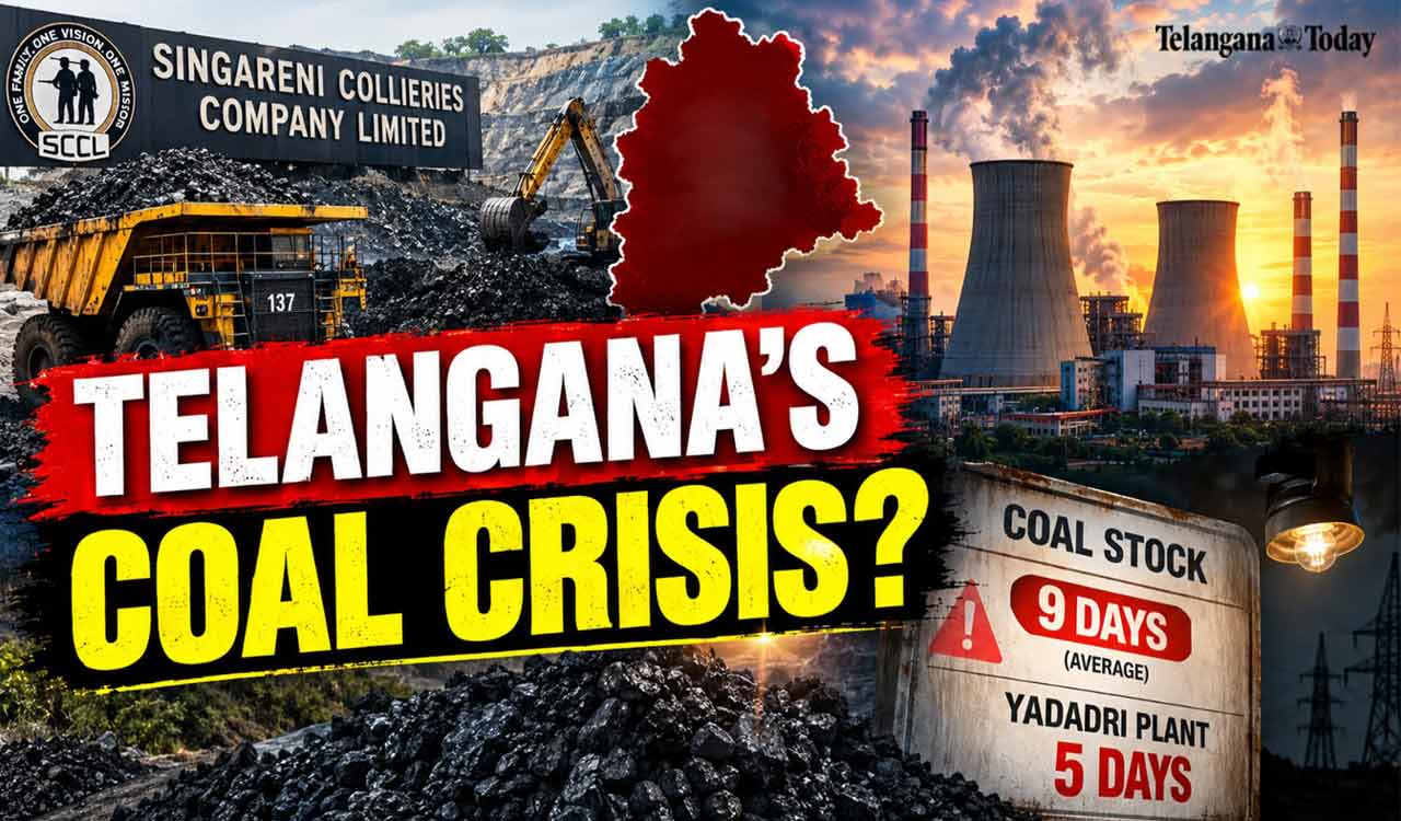 Watch: Telangana Power Crisis? Coal Stocks Fall Below Required Levels