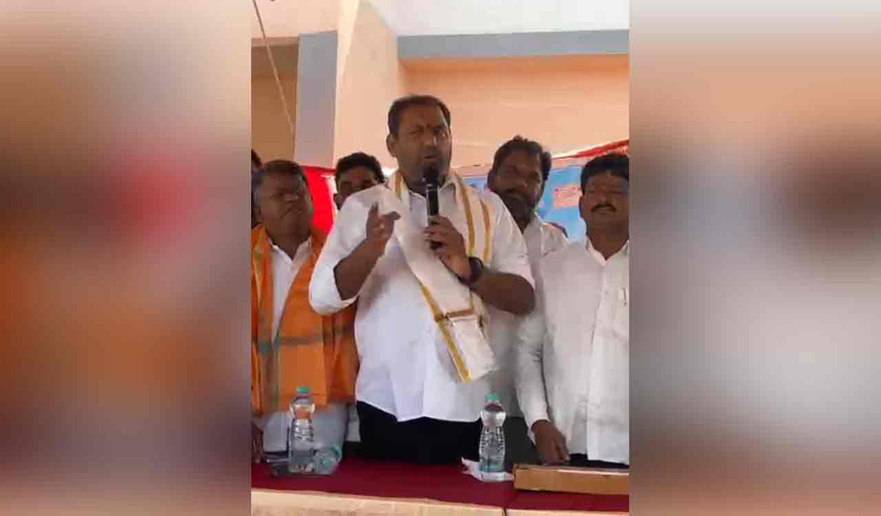 Watch: Jadcherla MLA urges Bhatti Vikramarka to release development funds