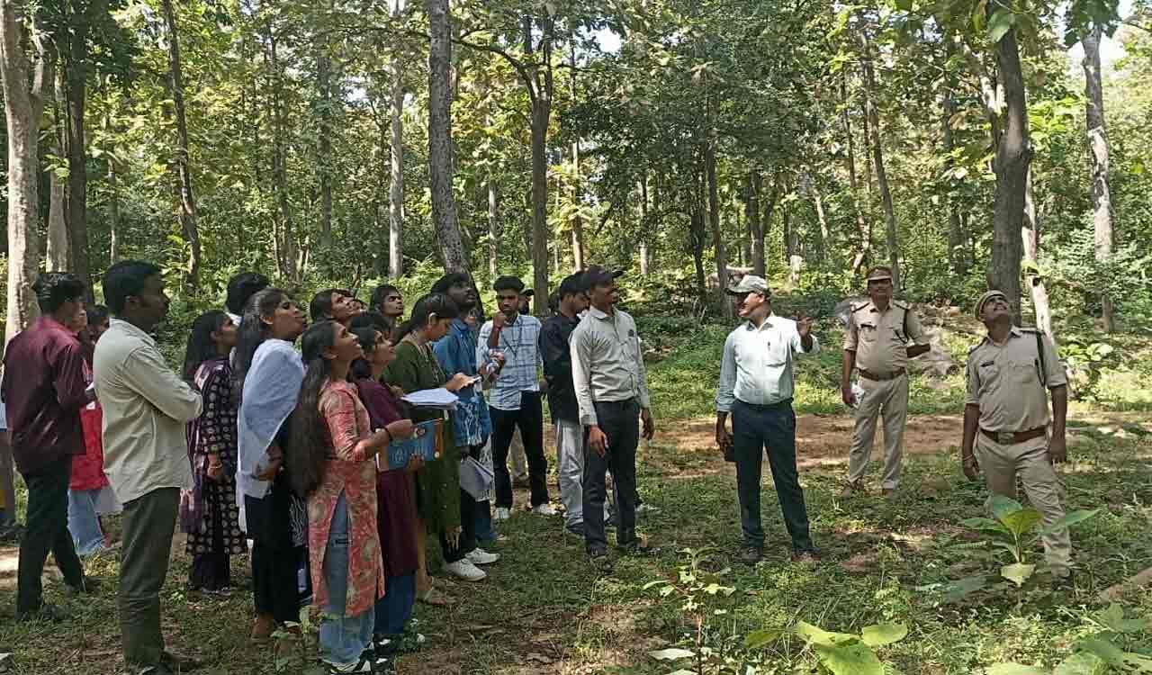 Satavahana University students explore Kawal