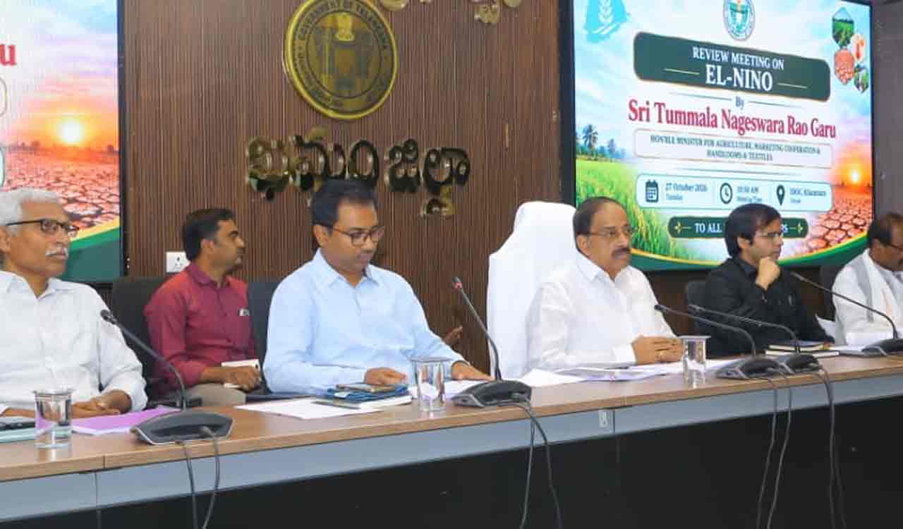 Tummala Nageswara Rao directs officials to conserve water in Khammam
